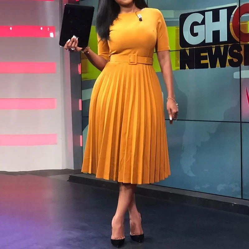 Lace - Embellished Women Dress for an Elegant and Sophisticated Appearance Lace - Embellished Women Dress for an Elegant and Sophisticated Appearance Sixsr African Style Women Casual Belted Pleated Dress Elegant Chic Office Lady A-Line High Waist Dress Autumn Winter Fashion