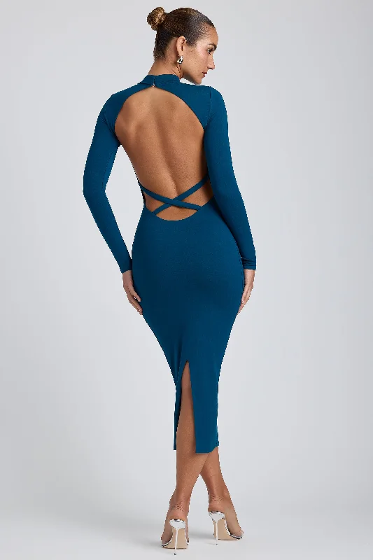 Sleeveless Women Dress in Bright Colors for Summer Parties Sleeveless Women Dress in Bright Colors for Summer Parties Modal Cross-Back Midaxi Dress in Deep Teal Sleeveless Women Dress in Bright Colors for Summer Parties Sleeveless Women Dress in Bright Colors for Summer Parties Modal Cross-Back Midaxi Dress in Deep Teal