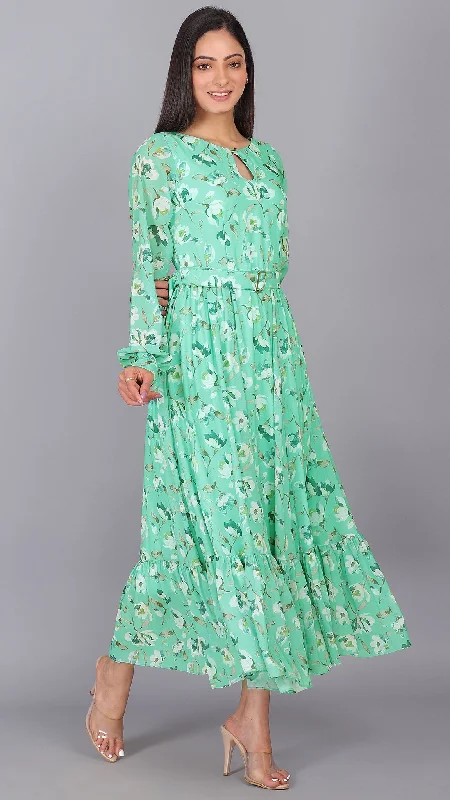 Plus Size Women Dress with a Flattering A - Line Cut for Comfort and Style Plus Size Women Dress with a Flattering A - Line Cut for Comfort and Style Aqua green puff sleeves maxi dress Plus Size Women Dress with a Flattering A - Line Cut for Comfort and Style Plus Size Women Dress with a Flattering A - Line Cut for Comfort and Style Aqua green puff sleeves maxi dress