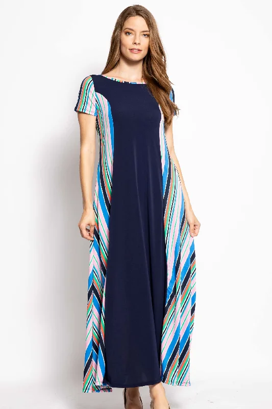 Strapless Women Dress with a Built - in Bra for Comfort and Support Strapless Women Dress with a Built - in Bra for Comfort and Support Elan Blue