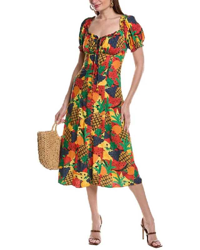 Ball Gown Women Dress with a Full Skirt for a Princess - like Look Ball Gown Women Dress with a Full Skirt for a Princess - like Look FARM Rio Fruit Salad Midi Dress