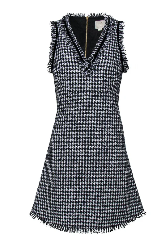 Shift Women Dress with a Simple and Classic Design for Everyday Wear Shift Women Dress with a Simple and Classic Design for Everyday Wear Kate Spade - Black & White Houndstooth Sparkly Tweed Dress Sz 6