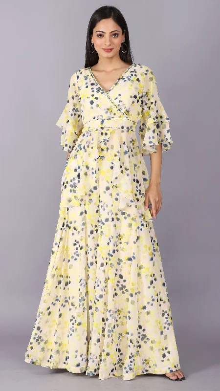 Sheath Women Dress with a Tailored Fit for a Professional Look Sheath Women Dress with a Tailored Fit for a Professional Look Lemon Printed Embroidered 2 pcs