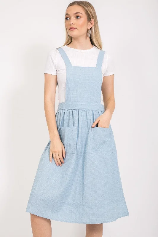 Plus Size Women Dress with a Flattering A - Line Cut for Comfort and Style Plus Size Women Dress with a Flattering A - Line Cut for Comfort and Style Madison Overall Dress