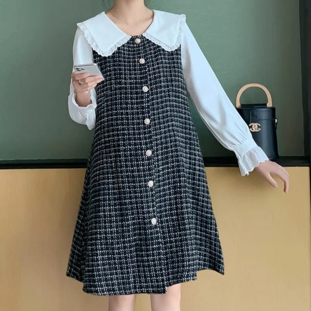 Off - the - Shoulder Women Dress for a Romantic and Feminine Look Off - the - Shoulder Women Dress for a Romantic and Feminine Look NiDELL . Maternity Clothes Autumn Clothes New Patchwork Plaid Maternity Classic Style Maternity Dress Off - the - Shoulder Women Dress for a Romantic and Feminine Look Off - the - Shoulder Women Dress for a Romantic and Feminine Look NiDELL . Maternity Clothes Autumn Clothes New Patchwork Plaid Maternity Classic Style Maternity Dress