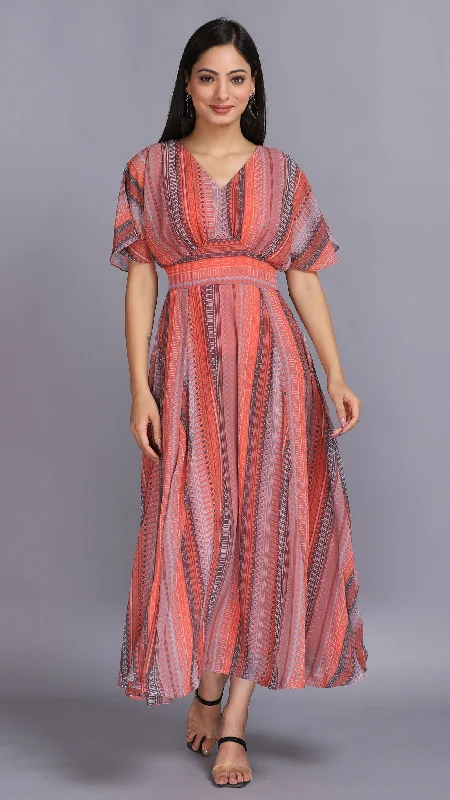 Backless Women Dress for a Sexy and Alluring Look at Evening Events Backless Women Dress for a Sexy and Alluring Look at Evening Events Pastel orange kimono sleeve dress