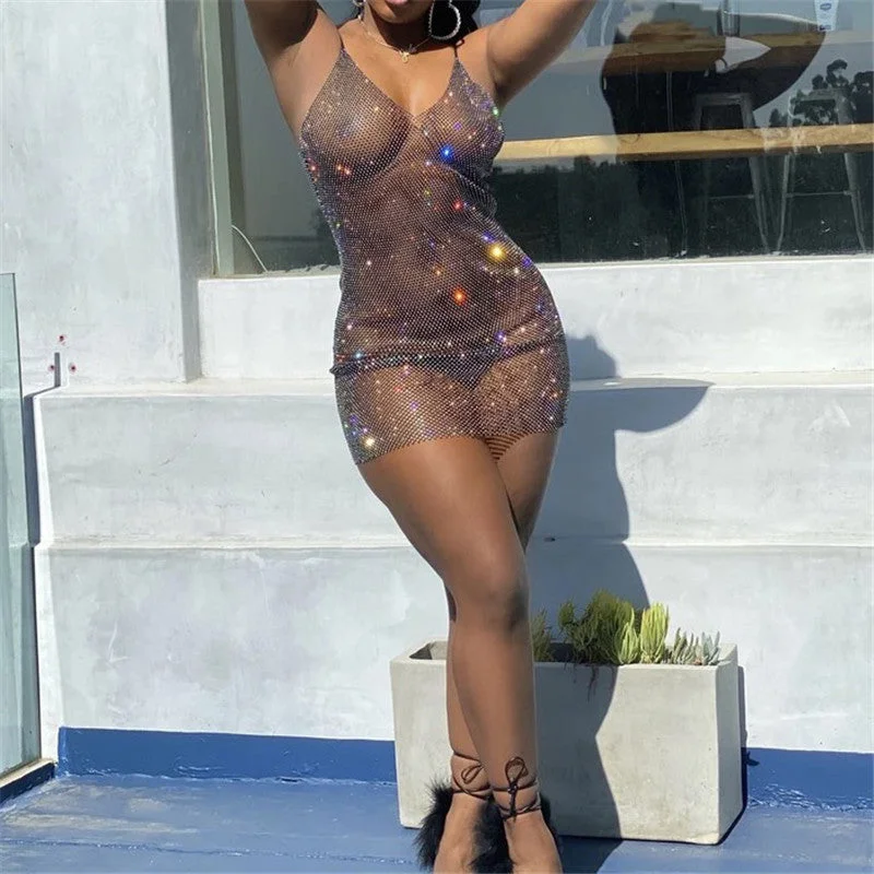 Long - Sleeve Women Dress in Velvet for a Luxurious Winter Look Long - Sleeve Women Dress in Velvet for a Luxurious Winter Look Sixsr Bodycon Dresses for Women  Sexy Deep V-Neck Mesh See-Through Dress Women's Summer Sundresses Party Club Dress