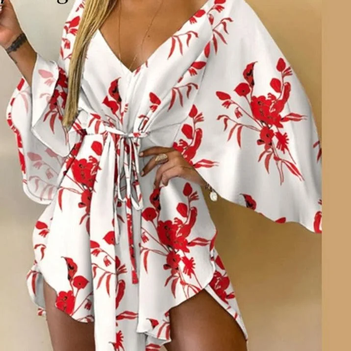 Shift Women Dress with a Simple and Classic Design for Everyday Wear Shift Women Dress with a Simple and Classic Design for Everyday Wear Sixsr  Sexy V-Neck Women Mini Dress Casual Leaf Leopard Print Harajuku Batwing Sleeve Dress Lady Elegant Lace-Up Irregular Party Dress