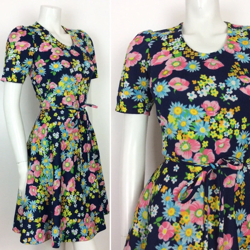 Little Black Women Dress with Sequins for a Glamorous Night Out Little Black Women Dress with Sequins for a Glamorous Night Out VINTAGE 60s 70s FLORAL A-LINE DRESS BLUE PINK YELLOW WHITE DITSY 8 10