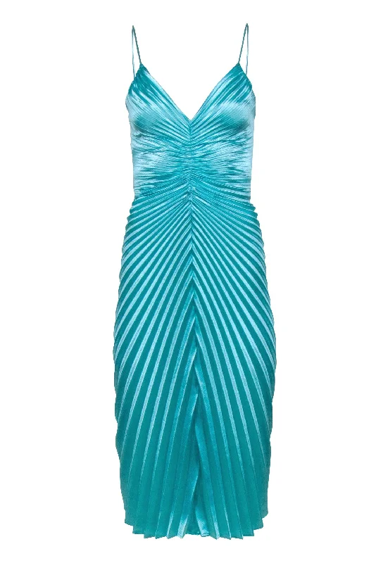 Pleated Women Dress with a Timeless and Elegant Texture Pleated Women Dress with a Timeless and Elegant Texture Delfi - Mint Pleated Midi Dress Sz XS Pleated Women Dress with a Timeless and Elegant Texture Pleated Women Dress with a Timeless and Elegant Texture Delfi - Mint Pleated Midi Dress Sz XS
