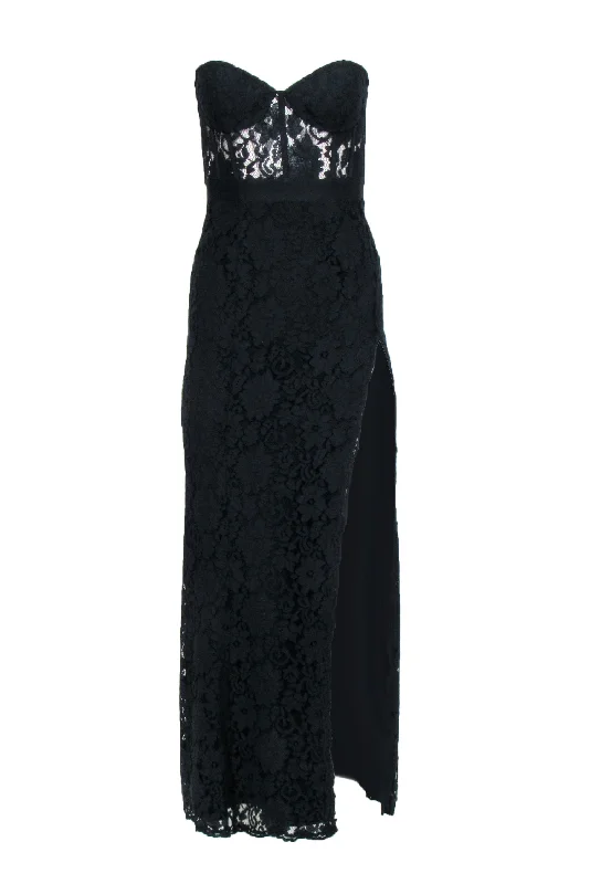 Mermaid - Style Women Dress with a Fitted Silhouette for Special Occasions Mermaid - Style Women Dress with a Fitted Silhouette for Special Occasions Fame and Partners - Black Strapless Lace Dress Sz S Mermaid - Style Women Dress with a Fitted Silhouette for Special Occasions Mermaid - Style Women Dress with a Fitted Silhouette for Special Occasions Fame and Partners - Black Strapless Lace Dress Sz S