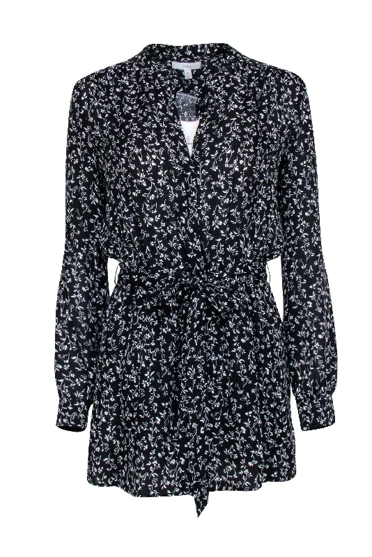 Empire Waist Women Dress to Accentuate the Bust and Conceal the Waist Empire Waist Women Dress to Accentuate the Bust and Conceal the Waist Joie - Black & White Floral Long Sleeve Quarter Button Down Dress Sz XS Empire Waist Women Dress to Accentuate the Bust and Conceal the Waist Empire Waist Women Dress to Accentuate the Bust and Conceal the Waist Joie - Black & White Floral Long Sleeve Quarter Button Down Dress Sz XS