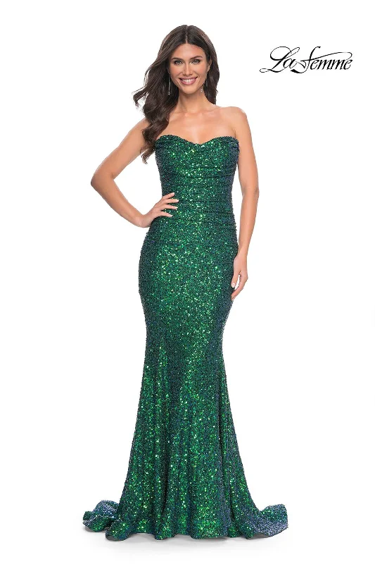 Strapless Women Dress with a Built - in Bra for Comfort and Support Strapless Women Dress with a Built - in Bra for Comfort and Support La Femme 32340