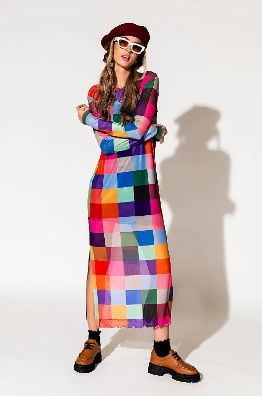 Maxi Women Dress with Floral Print for a Bohemian Vibe Maxi Women Dress with Floral Print for a Bohemian Vibe Mad About You Long Sleeve Mesh Dress in Forever Young Check Maxi Women Dress with Floral Print for a Bohemian Vibe Maxi Women Dress with Floral Print for a Bohemian Vibe Mad About You Long Sleeve Mesh Dress in Forever Young Check