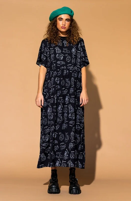 Empire Waist Women Dress to Accentuate the Bust and Conceal the Waist Empire Waist Women Dress to Accentuate the Bust and Conceal the Waist Never Too Much Oversized Dress in Zodiac Love Empire Waist Women Dress to Accentuate the Bust and Conceal the Waist Empire Waist Women Dress to Accentuate the Bust and Conceal the Waist Never Too Much Oversized Dress in Zodiac Love