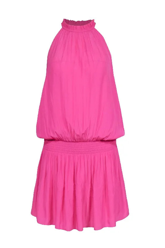 Sleeveless Women Dress in Bright Colors for Summer Parties Sleeveless Women Dress in Bright Colors for Summer Parties Ramy Brook - Pink Ruffled Trim Mock Neck Dropped Waist Dress Sz S Sleeveless Women Dress in Bright Colors for Summer Parties Sleeveless Women Dress in Bright Colors for Summer Parties Ramy Brook - Pink Ruffled Trim Mock Neck Dropped Waist Dress Sz S