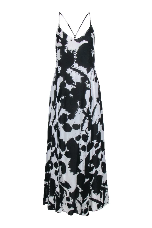 Halter Neck Women Dress to Show Off the Shoulders and Neckline Halter Neck Women Dress to Show Off the Shoulders and Neckline Rebecca Minkoff - Black & White Splatter Print Sleeveless Maxi Dress Sz 8 Halter Neck Women Dress to Show Off the Shoulders and Neckline Halter Neck Women Dress to Show Off the Shoulders and Neckline Rebecca Minkoff - Black & White Splatter Print Sleeveless Maxi Dress Sz 8