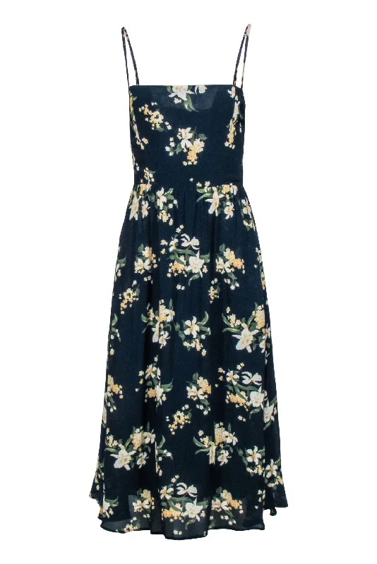 Off - the - Shoulder Women Dress for a Romantic and Feminine Look Off - the - Shoulder Women Dress for a Romantic and Feminine Look Reformation - Navy w/ Floral Print Sleeveless Dress Sz 4 Off - the - Shoulder Women Dress for a Romantic and Feminine Look Off - the - Shoulder Women Dress for a Romantic and Feminine Look Reformation - Navy w/ Floral Print Sleeveless Dress Sz 4