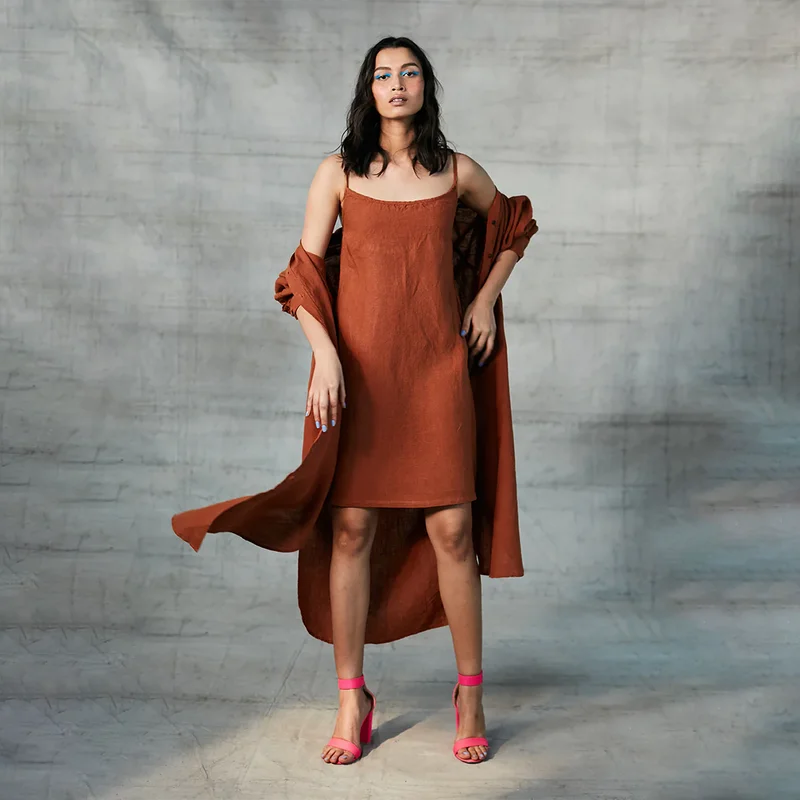 Mermaid - Style Women Dress with a Fitted Silhouette for Special Occasions Mermaid - Style Women Dress with a Fitted Silhouette for Special Occasions Linen Slip Dress for Women | Cinnamon Mermaid - Style Women Dress with a Fitted Silhouette for Special Occasions Mermaid - Style Women Dress with a Fitted Silhouette for Special Occasions Linen Slip Dress for Women | Cinnamon