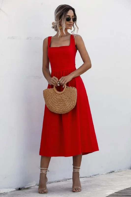 Plus Size Women Dress with a Flattering A - Line Cut for Comfort and Style Plus Size Women Dress with a Flattering A - Line Cut for Comfort and Style Caroline Midi Dress Plus Size Women Dress with a Flattering A - Line Cut for Comfort and Style Plus Size Women Dress with a Flattering A - Line Cut for Comfort and Style Caroline Midi Dress