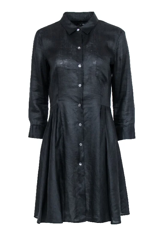 Halter Neck Women Dress to Show Off the Shoulders and Neckline Halter Neck Women Dress to Show Off the Shoulders and Neckline Theory - Black Long Sleeve Shirt Dress Sz 8 Halter Neck Women Dress to Show Off the Shoulders and Neckline Halter Neck Women Dress to Show Off the Shoulders and Neckline Theory - Black Long Sleeve Shirt Dress Sz 8