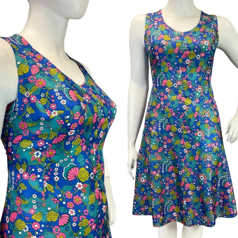 Empire Waist Women Dress to Accentuate the Bust and Conceal the Waist Empire Waist Women Dress to Accentuate the Bust and Conceal the Waist VINTAGE 60s 70s BLUE PINK GREEN PSYCHEDELIC FLORAL DAISY SLEEVELESS DRESS 16 Empire Waist Women Dress to Accentuate the Bust and Conceal the Waist Empire Waist Women Dress to Accentuate the Bust and Conceal the Waist VINTAGE 60s 70s BLUE PINK GREEN PSYCHEDELIC FLORAL DAISY SLEEVELESS DRESS 16