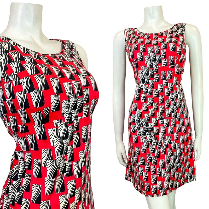 Sheath Women Dress with a Tailored Fit for a Professional Look Sheath Women Dress with a Tailored Fit for a Professional Look VINTAGE 60s 70s RED WHITE BLACK GEOMETRIC STRIPED MOD SLEEVELESS MOD DRESS 6 8 Sheath Women Dress with a Tailored Fit for a Professional Look Sheath Women Dress with a Tailored Fit for a Professional Look VINTAGE 60s 70s RED WHITE BLACK GEOMETRIC STRIPED MOD SLEEVELESS MOD DRESS 6 8