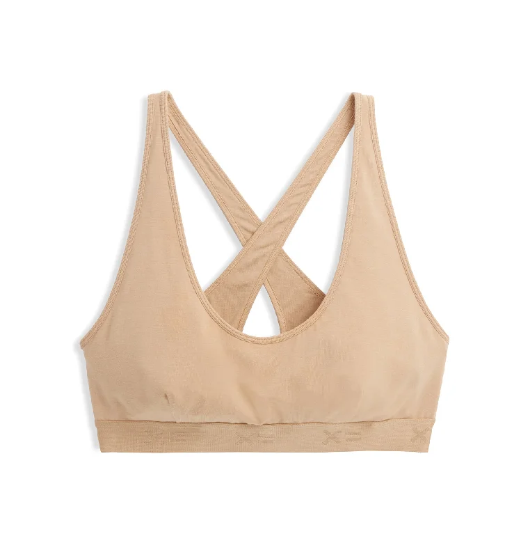 balconette bras for a sexy neckline All Day Bralette - TENCEL™ Modal Chai