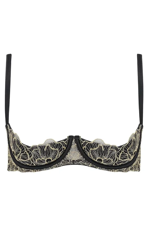 plus size nursing bras for breastfeeding moms Damona Quarter Cup Bra