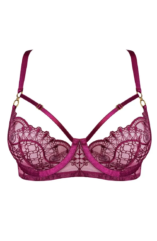 full cup padded bras for enhanced shape Mari Balconette Wire Bra