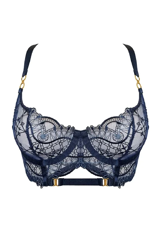 minimizer plus size bras for curvy figures Mari Longline Bodice Bra