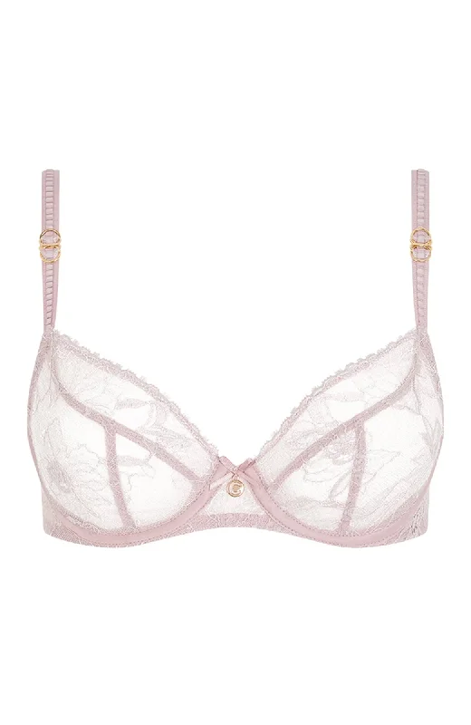sexy lace push up bras for special occasions Orchids Covering Underwired Bra