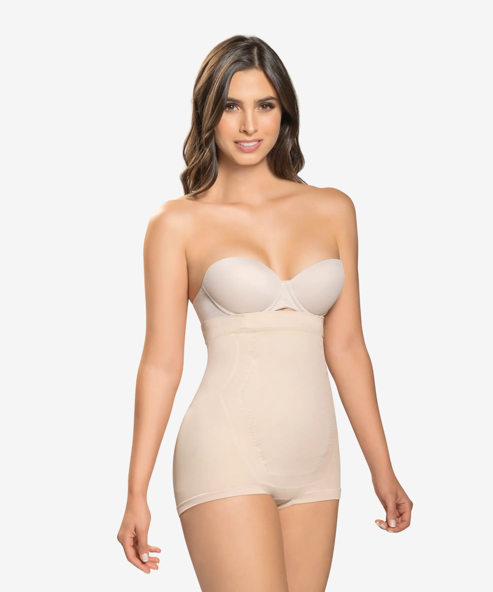 Plus - size shaper with extra - strong compression Seamless underbust body shaper in boyshort - Style 1580 Plus - size shaper with extra - strong compression Seamless underbust body shaper in boyshort - Style 1580