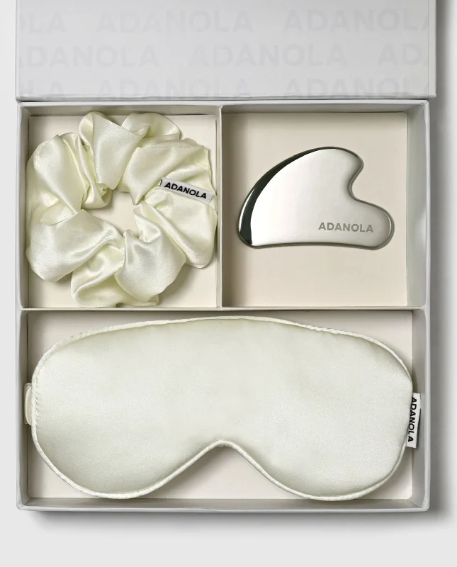 plus size high impact women sport bra Adanola Silk Gift Box Set - Marshmallow White