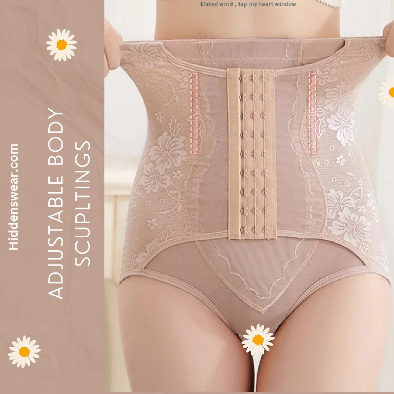 Shaper with a lace - trim for a feminine touch​ Adjustable Body-Sculpting Shapewear