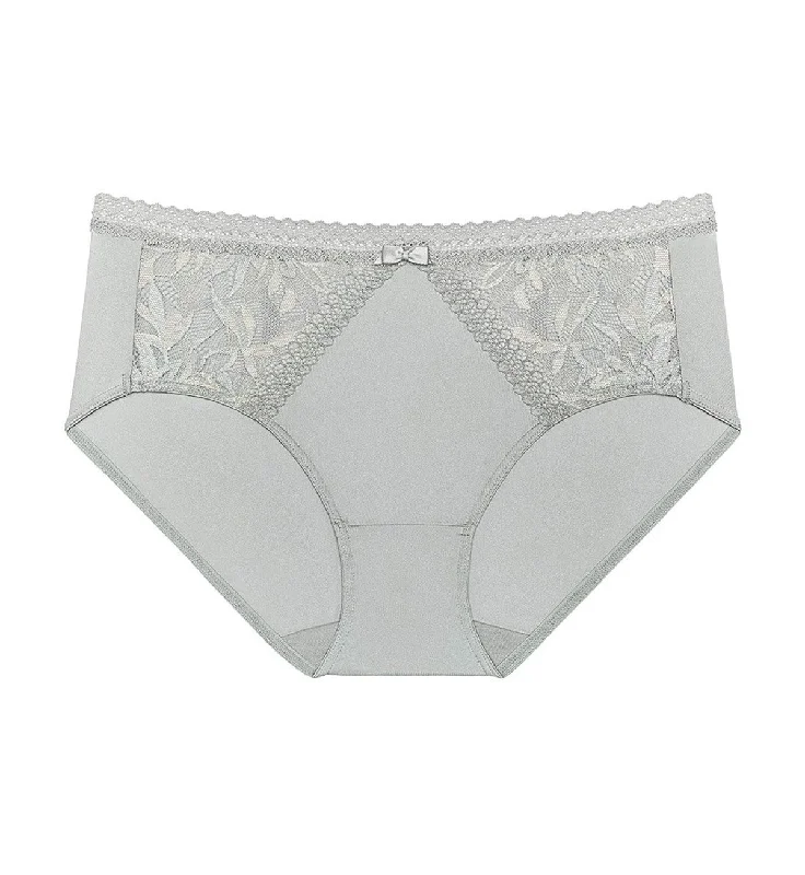 anti - chafing women lace bra for comfort during movement AQUA BLOOM HIPSTER