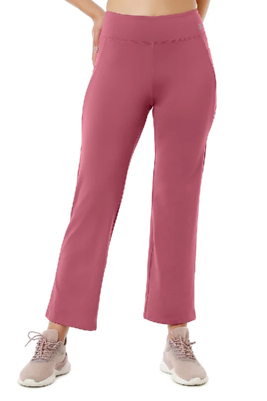 eco - friendly women sport bra made from recycled materials Flaunt Flared High Rise Travel Pants - Heather Rose eco - friendly women sport bra made from recycled materials Flaunt Flared High Rise Travel Pants - Heather Rose