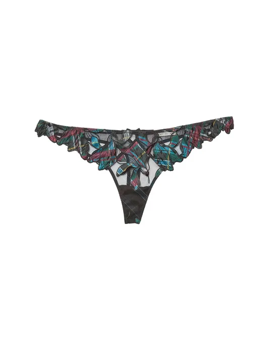 Shaper for a home - office outfit to feel confident​ Fleur du Mal Lily Embroidery Hipster Thong