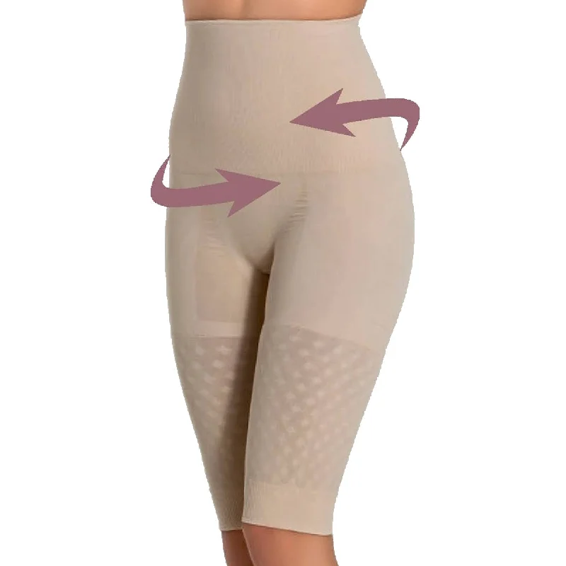 Shaper for a prom dress to create an elegant look​ Miss Fit Double Layer Full Stomach With Cuff Girdle Body Shaper - 1228