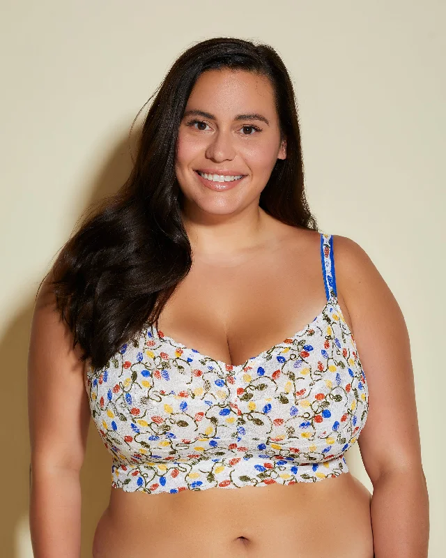 floral pattern women lace bra for a feminine touch Ultra Curvy Sweetie Bralette