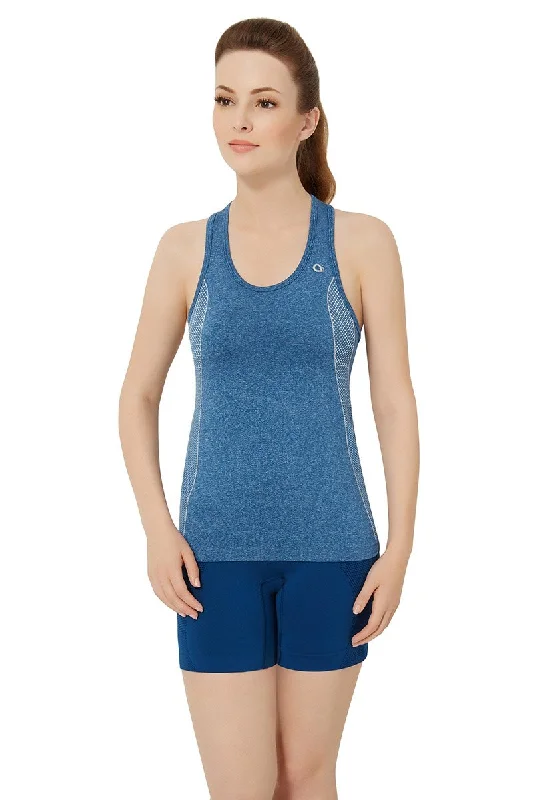 petite women sport bra with proper fit Half Sleeve Criss-cross Back Sports Cami - Poseidon petite women sport bra with proper fit Half Sleeve Criss-cross Back Sports Cami - Poseidon
