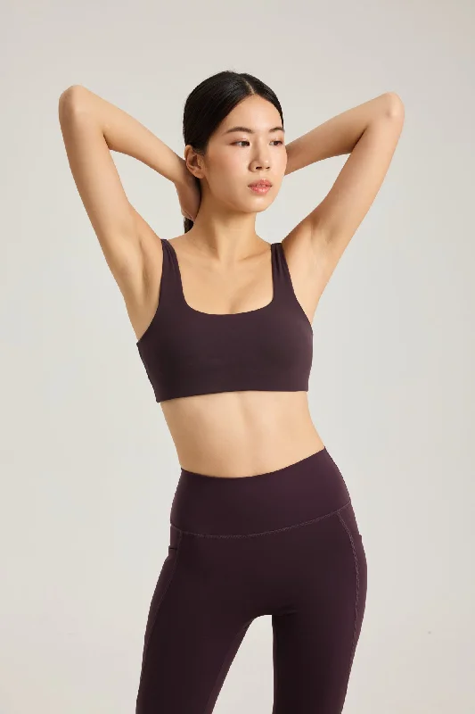 quick drying women sport bra for convenience Reversible All Day Bra in Grape