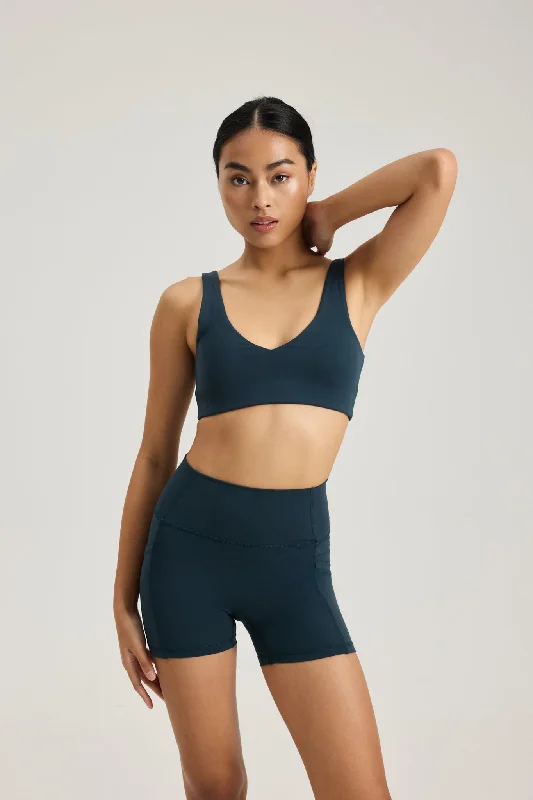 anti - odor women sport bra for freshness Reversible All Day Bra in Pine
