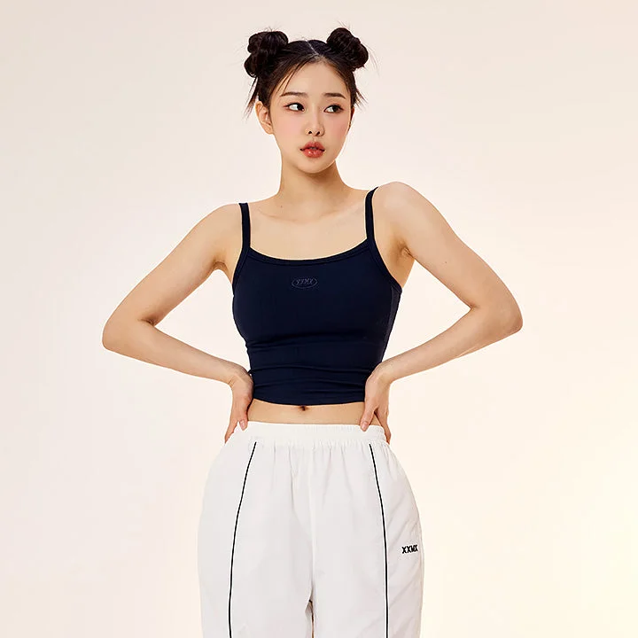 water - resistant women sport bra for water sports Ribbed Tension In-Pad Sleeveless
