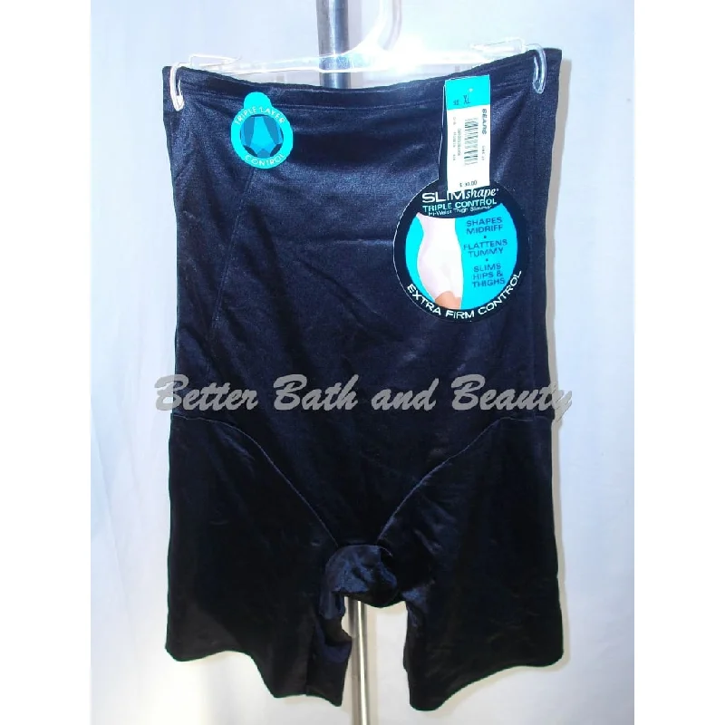 Shaper made of eco - friendly materials​ Sears Slim Shape Extra Firm Control High Waist Thigh Slimmer MEDIUM Black NWT