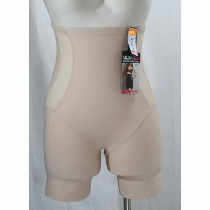 Shaper leggings for everyday wear and shaping Slim Shape Sheer Shaping Firm Control Hi Waist Thigh Slimmer 2XL Nude NWT Shaper leggings for everyday wear and shaping Slim Shape Sheer Shaping Firm Control Hi Waist Thigh Slimmer 2XL Nude NWT