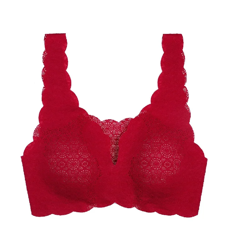 underwire women lace bra for enhanced shaping SLOGGI ZERO FEEL JAPAN LACE BRA TOP