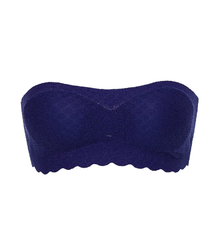 convertible women lace bra for versatility SLOGGI ZERO FEEL LACE Non-Wired Bandeau Bra Top