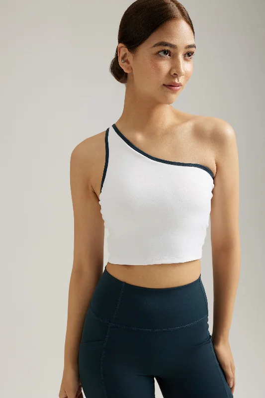 compression women sport bra for muscle support Toga Longline Bra in Team Spirit