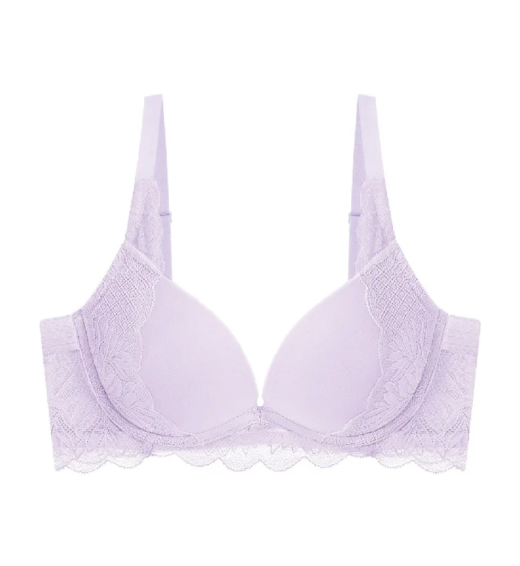 maternity women lace bra for expectant mothers Tri-Air Lite Wired Push Up Deep V Bra